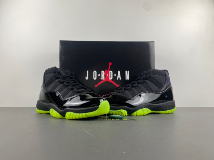 Air Jordan 11 GS Black/Barely Volt IB1378-001