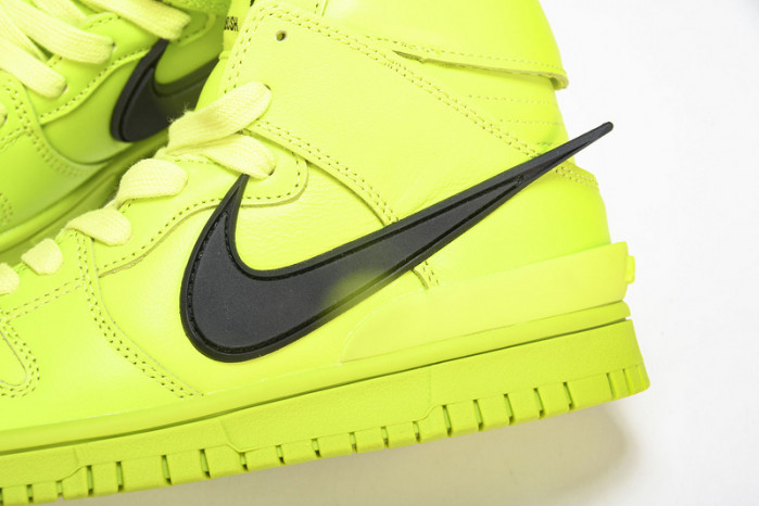 nike dunk high ambush flash lime cu7544-300