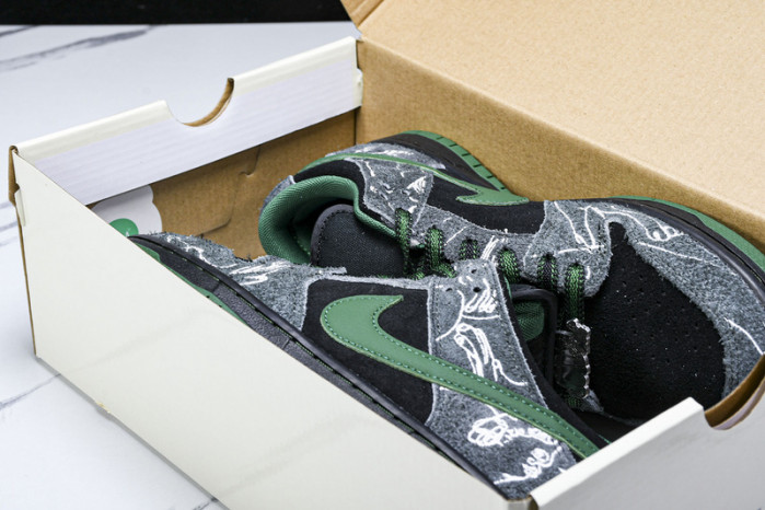 there skateboards x nike sb dunk low hf7743-001