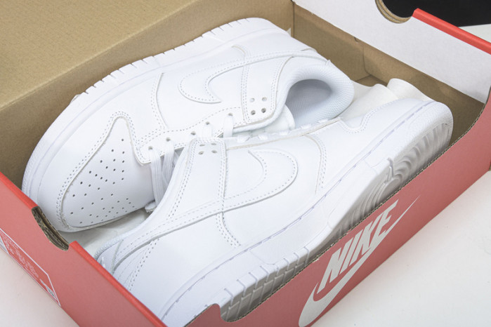 nike dunk low triple white dd1503-109