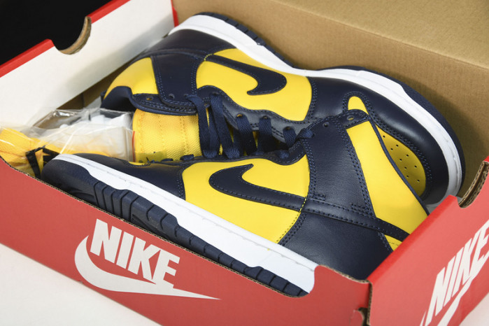 nike dunk high michigan (2020) - cz8149-700