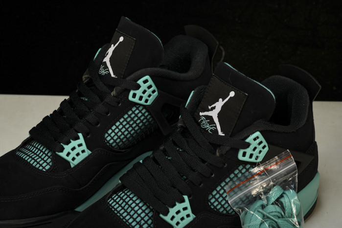 air jordan 4 black tiff any green bq7669-132