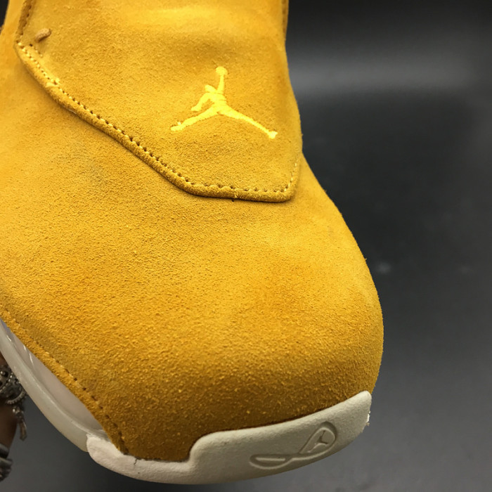 air jordan 18 retro "yellow suede" - air jordan - aa2494-701