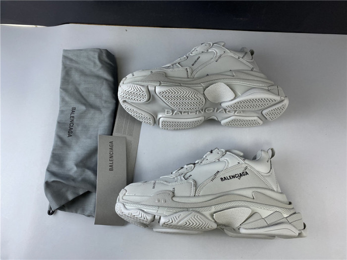 bl triple s trainers letters -kickze bl8