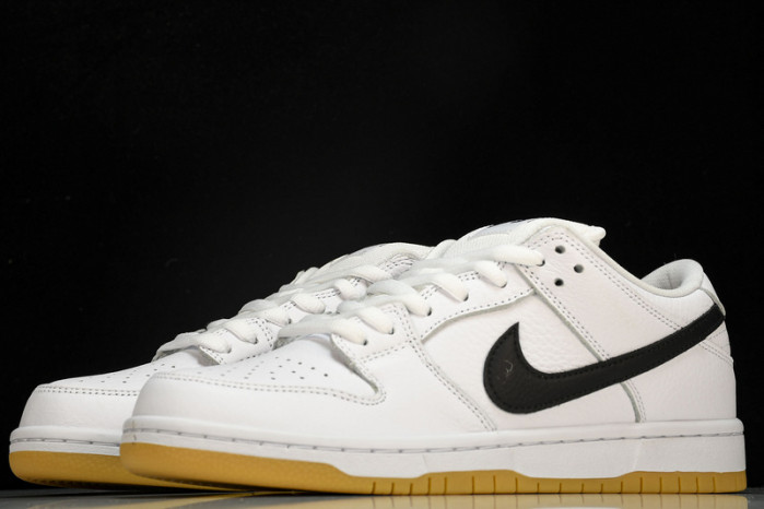 nike sb dunk low pro white gum - cd2563-101