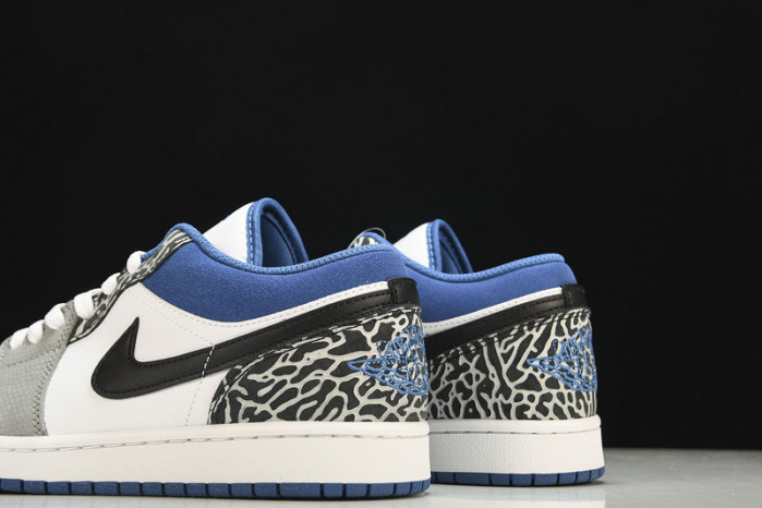 jordan 1 low se true blue - dm1199-140