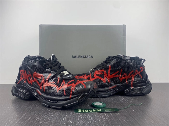 SmartChoice Balenciaga Runner Black Red 4400