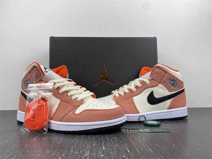 Jordan 1 Mid SE Orange Suede DV1336- Seasonal 3683