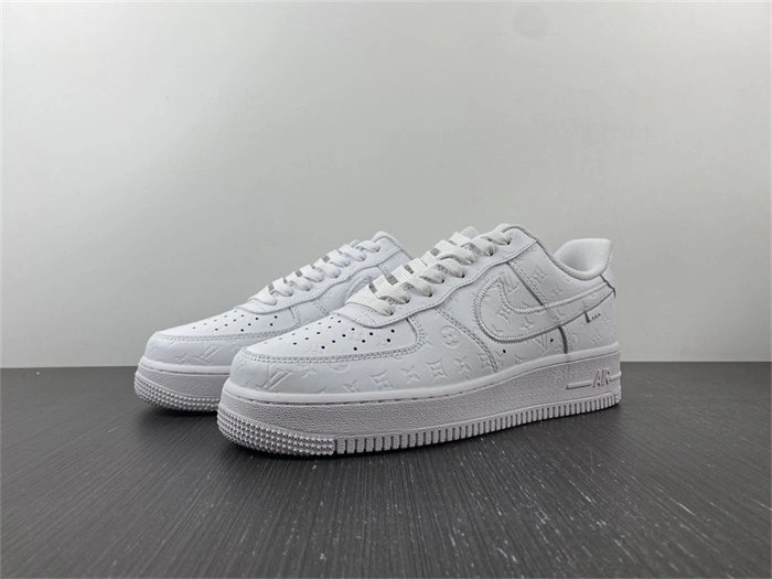 OdorResistant LV Nike Air Force 1 Low By Virgil Abloh White 5150