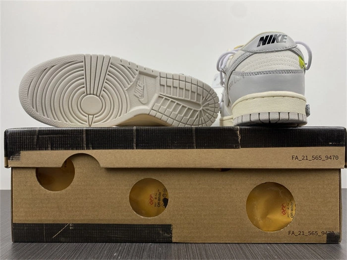 Affordable Nike Dunk Low Off-White Lot 49 DM1602- 5082