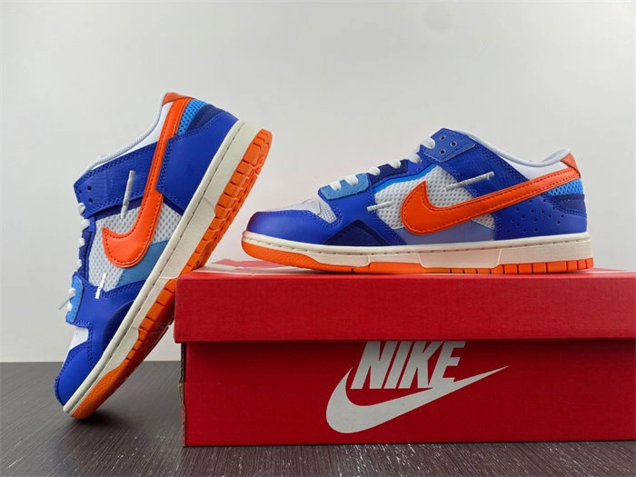 MultiPurpose Nike Dunk Low Scrap Knicks DM0128- 4669