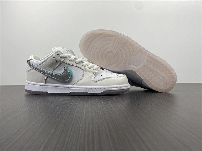 Popular Nike SB Dunk Low Diamond Supply Co White Diamond BV1310- 4842